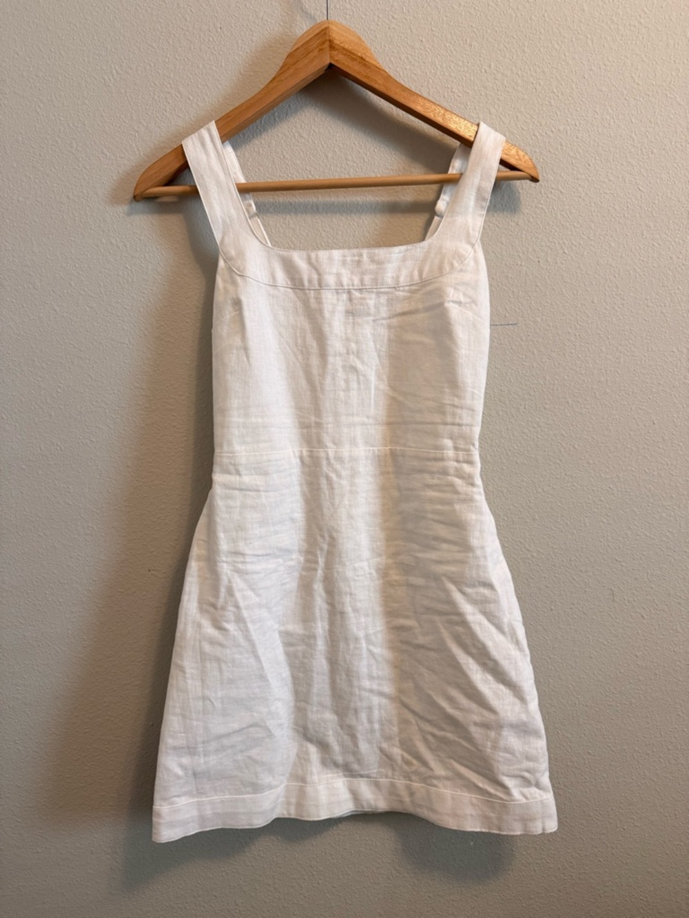 Abercrombie & Fitch Linen Blend Wide Strap Mini Dress XXS - Picture 3 of 7